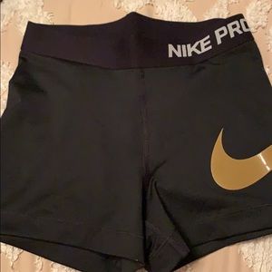 Nike pro compression shorts